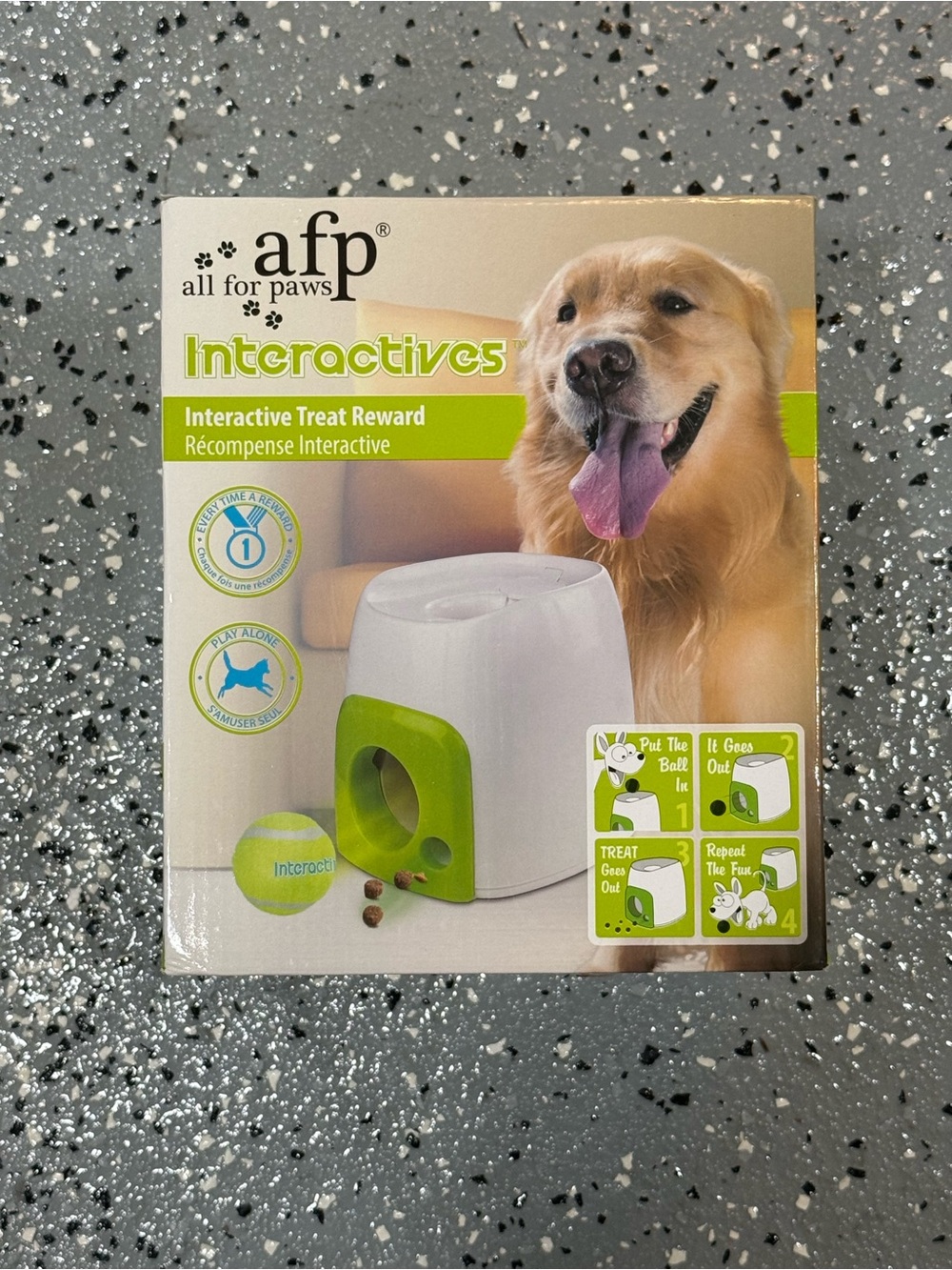 All for Paws Interactive Fetch 'N Treat dog puzzle toy